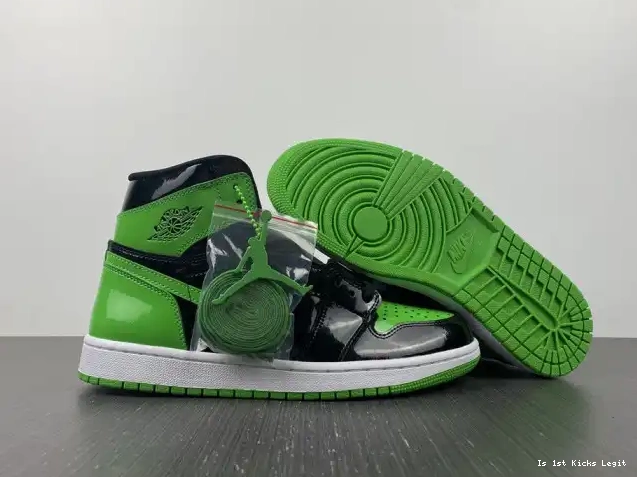 Jordan 1 High Air Pine 555088-030 Green OG 0615
